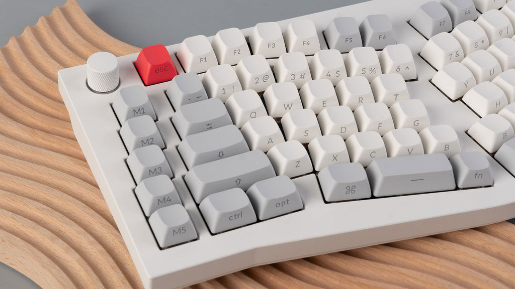 Keychron Double Shot PBT Side-Printed OSA Profile Full Keycap Set (White)