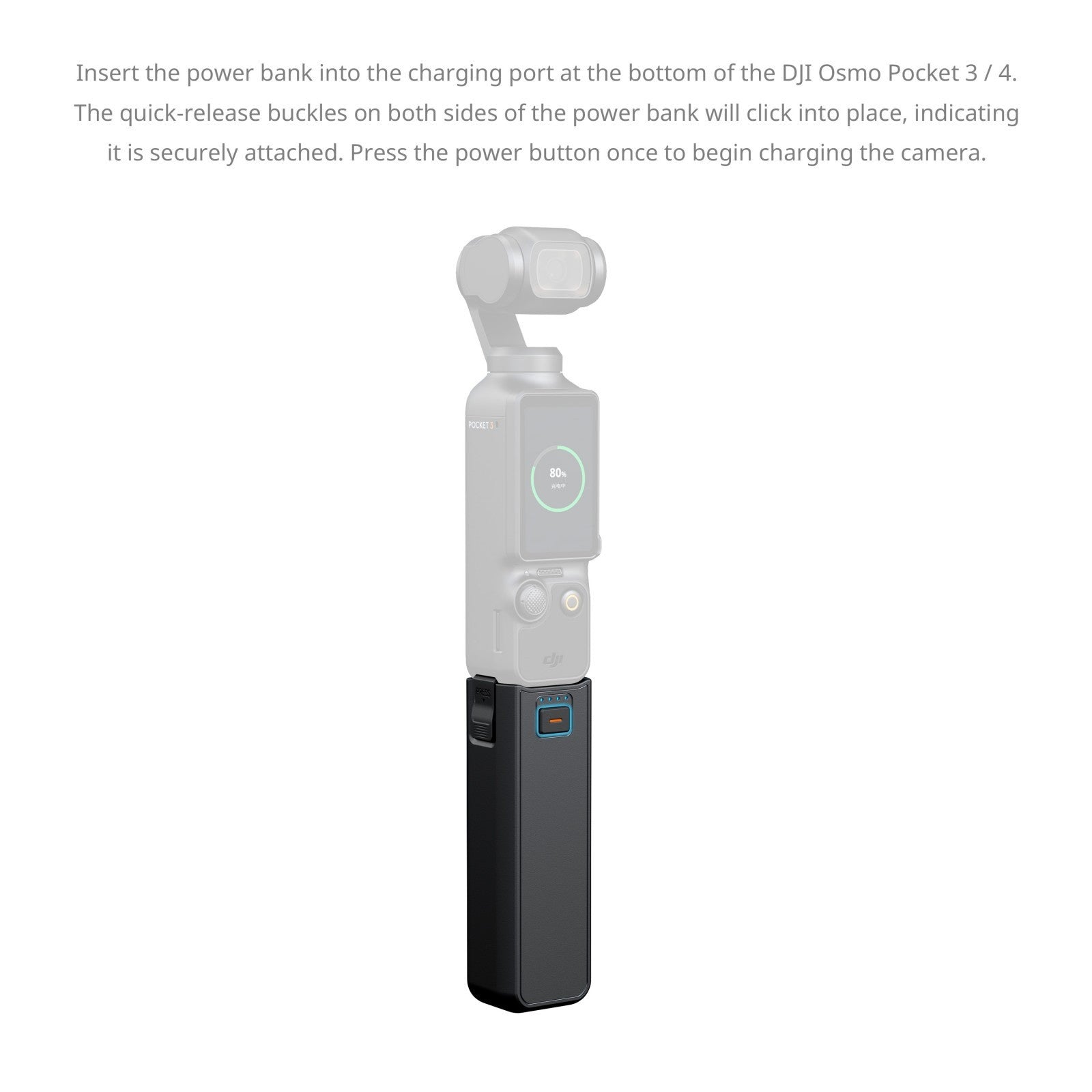 SmallRig Power Bank for DJI Osmo Pocket 3 / 4 6713