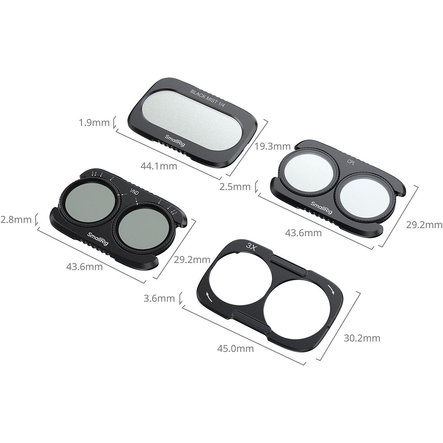 SmallRig Split Filter Kit for DJI Osmo Pocket 4P 6477