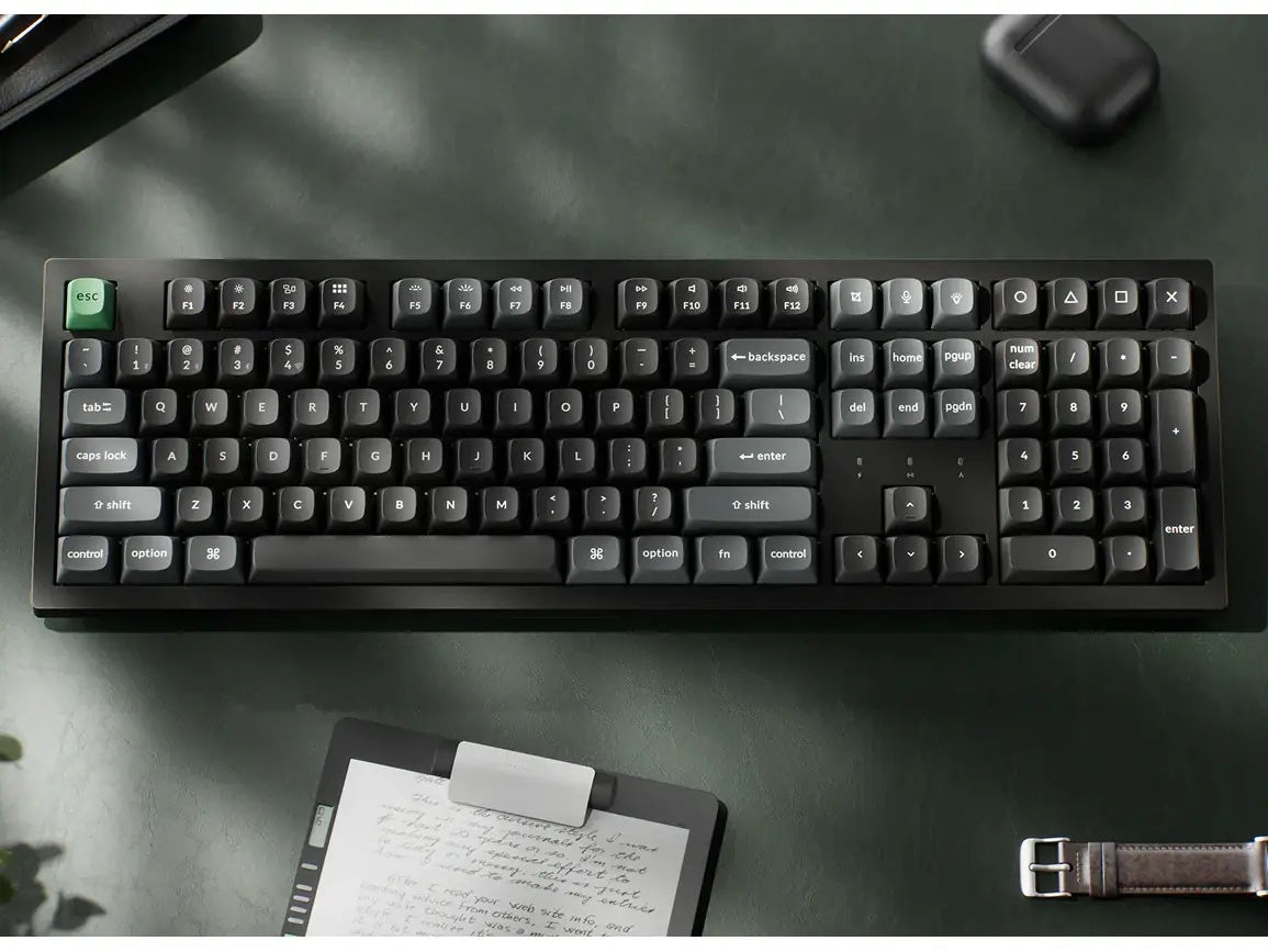 Keychron K10 Ultra Full Size 8K Wireless Keyboard (Black) (Red Switch)