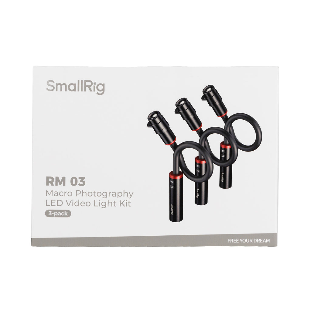SmallRig RM 03 Macro Photography LED Video Light Kit (3 pack) 6520
