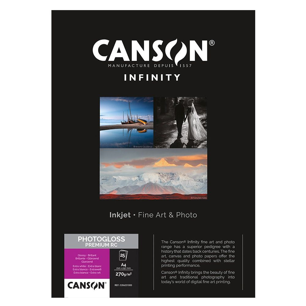 Canson Infinity Photogloss Premium RC 270GSM (1118mm x 30m)