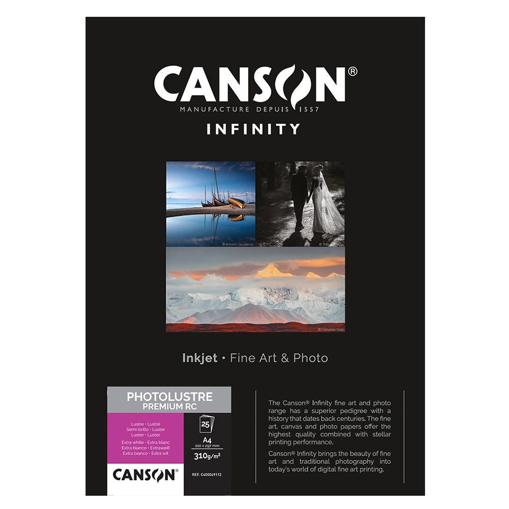 Canson Infinity Lustre Premium RC 310GSM (1524mm x 25m)