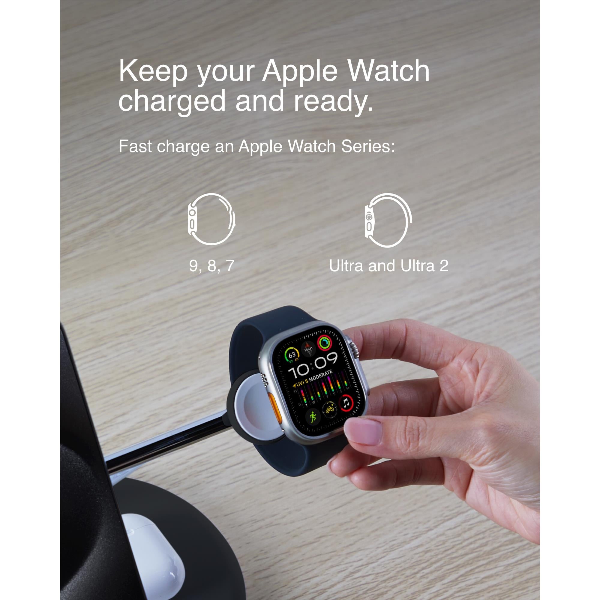 Open Box Belkin BoostCharge Pro 3-in-1 Magnetic Wireless Charging Stand with Qi2 15w