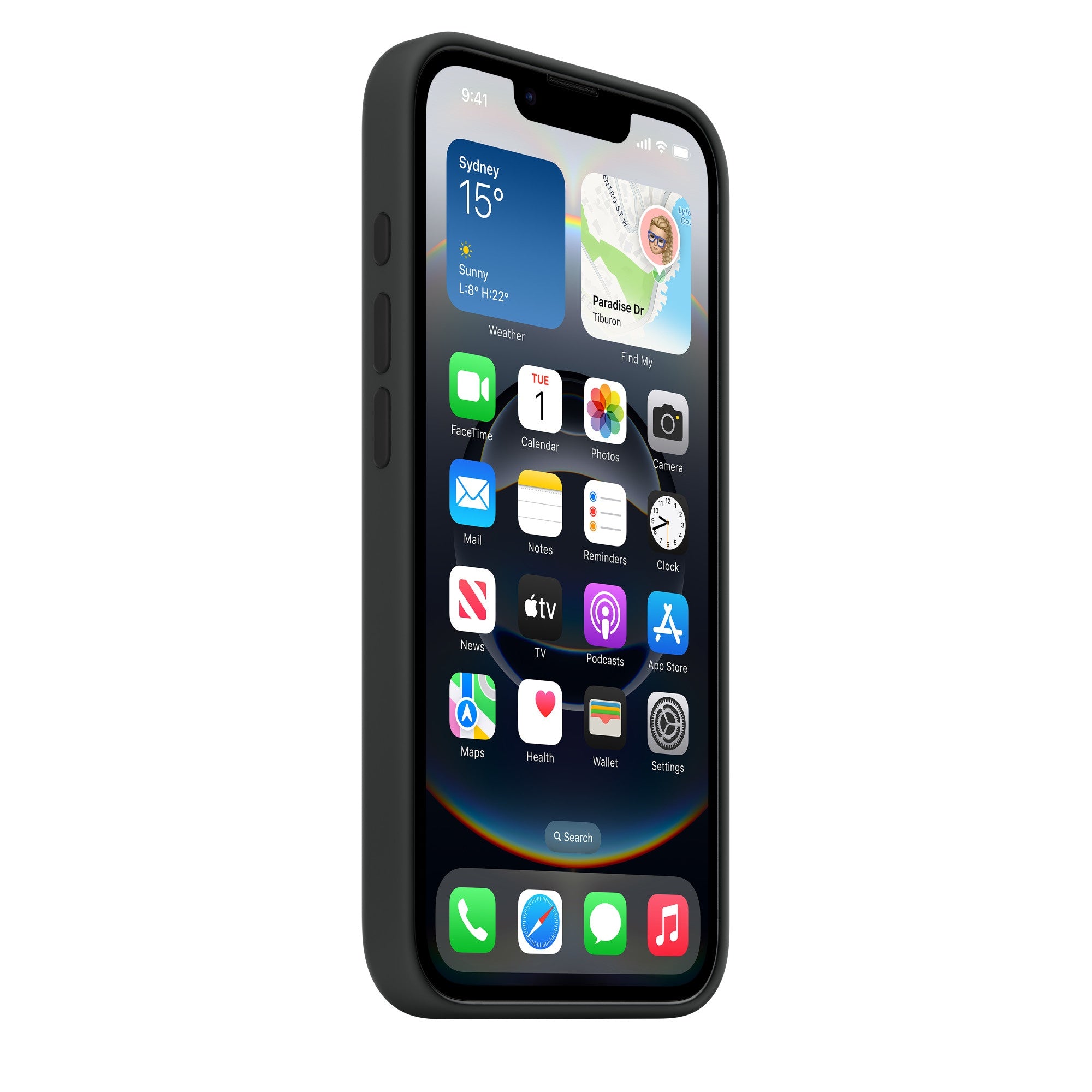 Open Box Apple iPhone 16e Silicone Case - Black