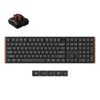 Keychron K5 Ultra 8K Wireless  Keyboard (Black) (Milk POM Brown Switch)