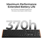 Keychron K5 Ultra 8K Wireless  Keyboard (Black) (Milk POM Brown Switch)