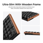 Keychron K5 Ultra 8K Wireless  Keyboard (Black) (Milk POM Brown Switch)