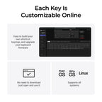 Keychron K5 Ultra 8K Wireless  Keyboard (Black) (Milk POM Brown Switch)