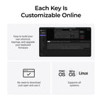 Keychron K5 Ultra 8K Wireless Keyboard (White) (Milk POM Silent Red Switch)