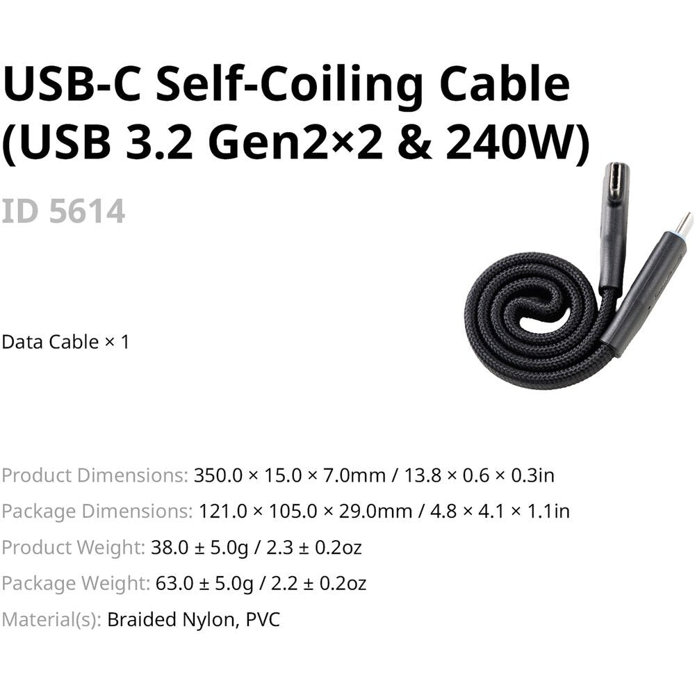 SmallRig Data Cable for USB-C Adapter 5614