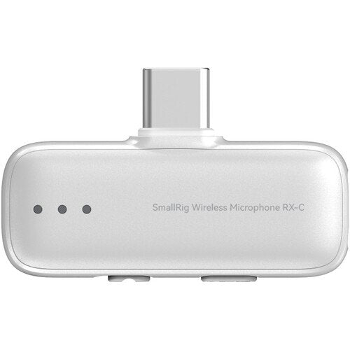 SmallRig S70-C1 Wireless Microphone with USB-C Adapter for Phones (White) 5719