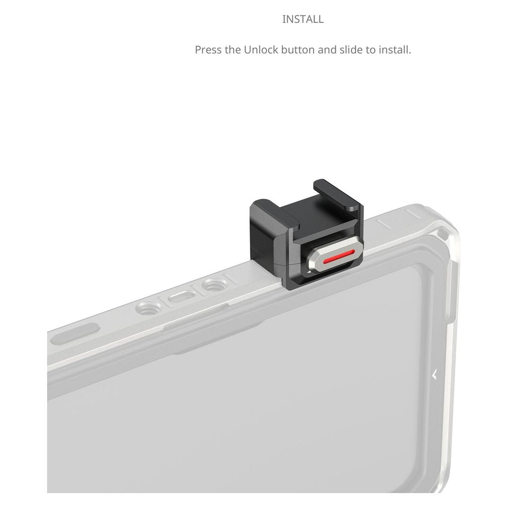 SmallRig Adapter with Cold Shoe Mount for SR-MicroSlide 6910
