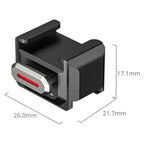 SmallRig Adapter with Cold Shoe Mount for SR-MicroSlide 6910