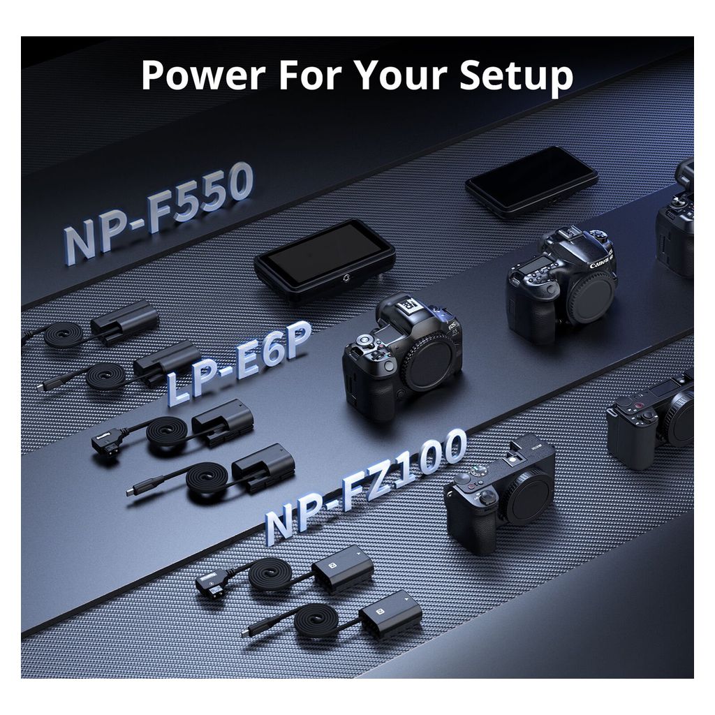 SmallRig Dummy Battery Power Cable for USB-C for NP-FZ100 6412