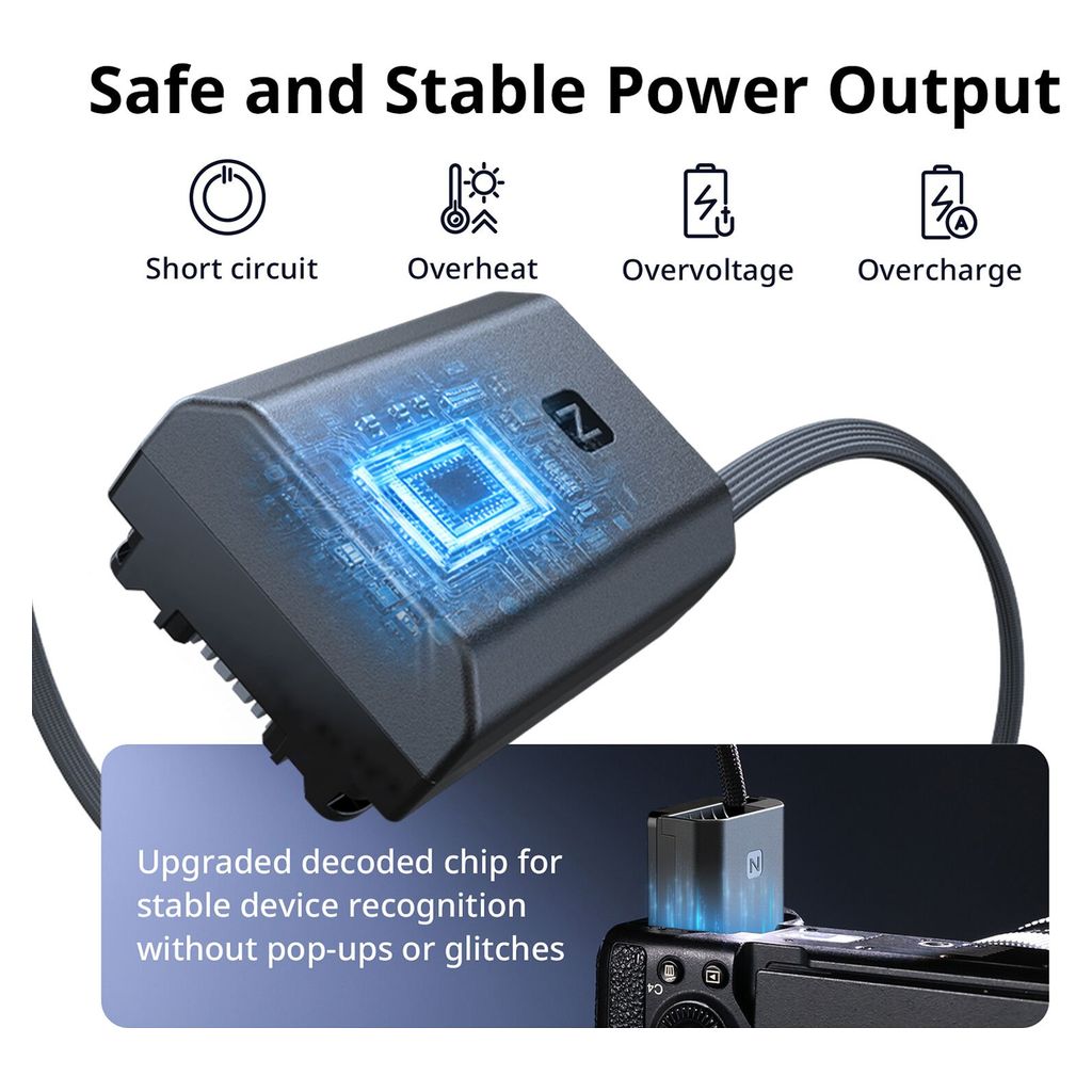 SmallRig D-Tap to LP-E6P Dummy Battery Power Cable 6413