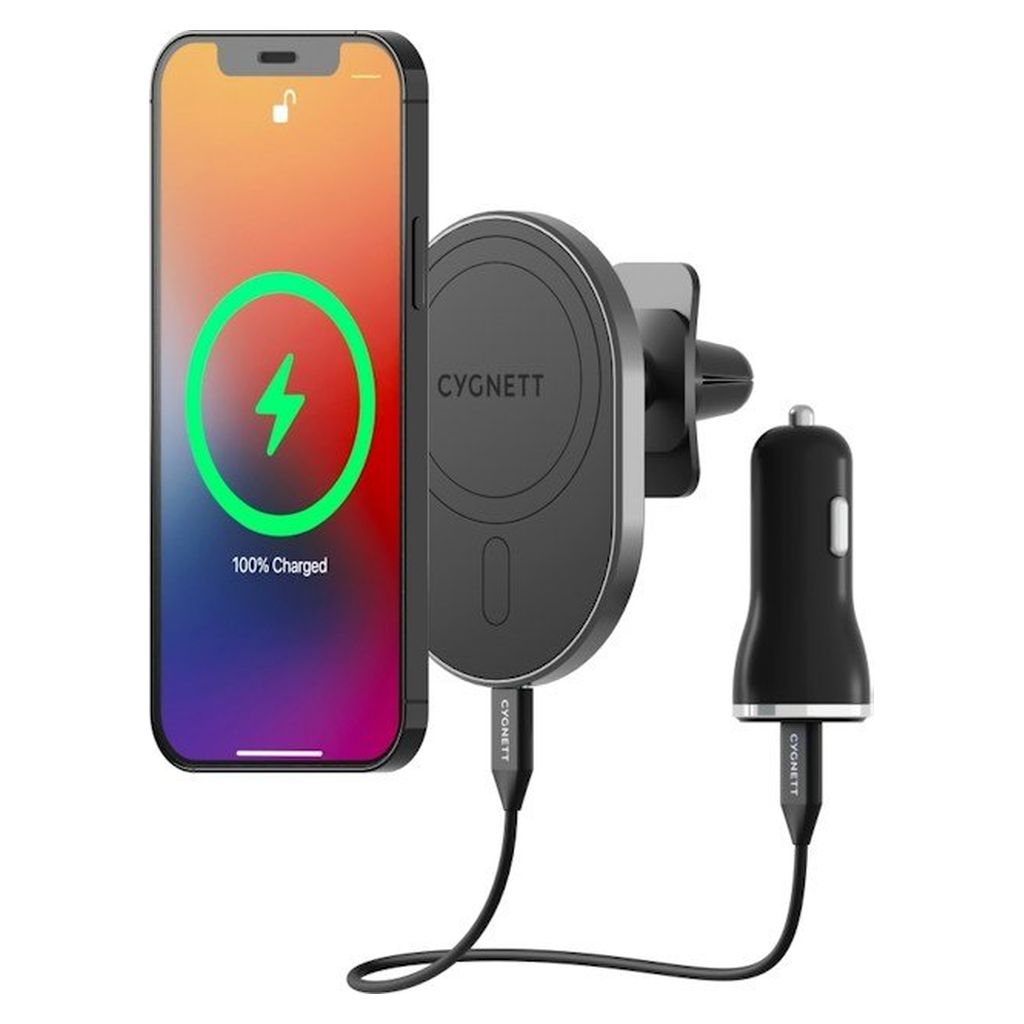 Cygnett MagHold Magnetic Car Wireless Charger Vent Mount