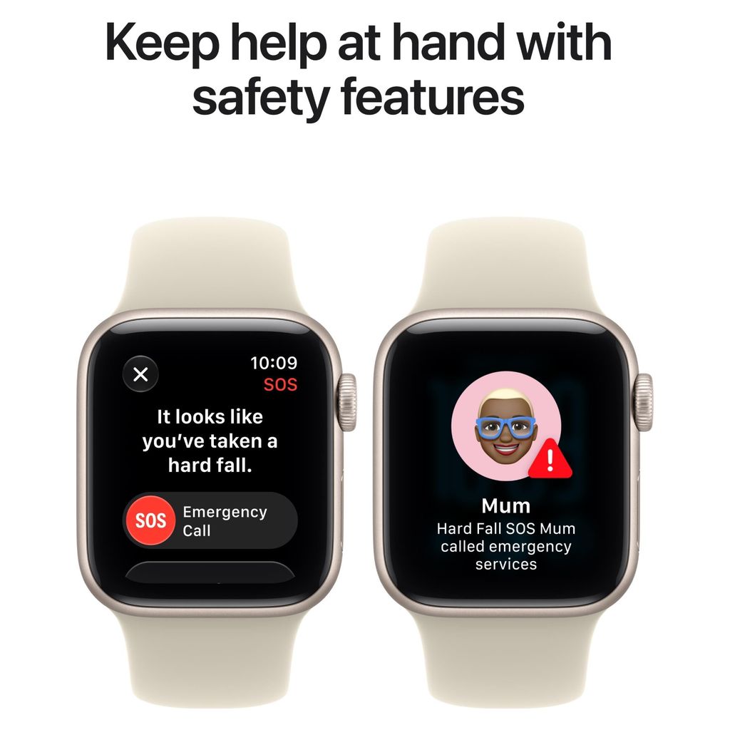 Apple Watch SE 3 40mm Starlight Aluminium GPS + Cellular Sand Sport Band (M/L)