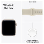 Apple Watch SE 3 40mm Starlight Aluminium GPS + Cellular Sand Sport Band (S/M)