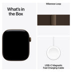 Apple Watch Series 12 42mm Dark Bronze Aluminium GPS Dark Bronze Milanese Loop