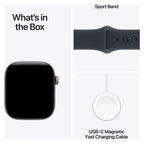 Apple Watch Series 12 42mm Space Grey Aluminium GPS Navy Blue Sport Band (M/L)