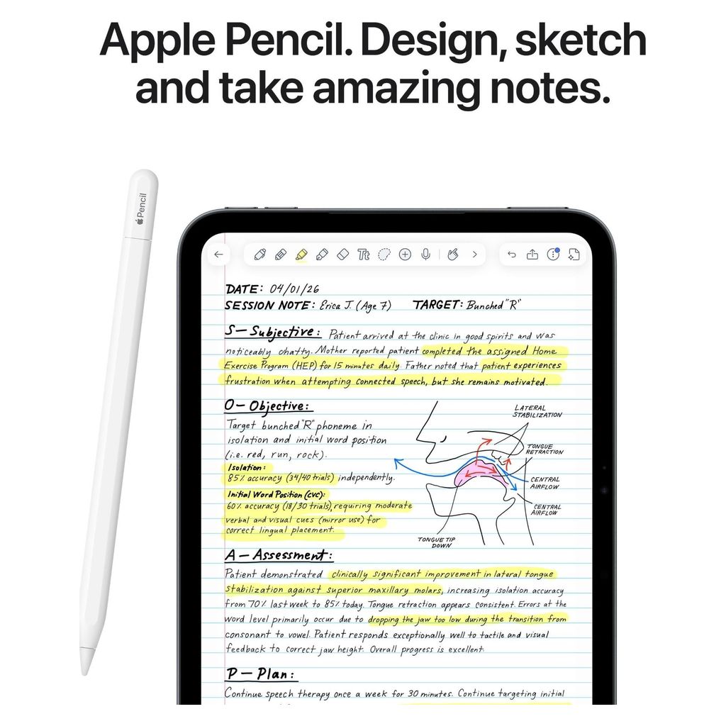 Apple iPad mini A20 Pro (8th Gen) Wi-Fi 512GB Midnight
