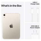 Apple iPad mini A20 Pro (8th Gen) Wi-Fi + Cellular 256GB Starlight