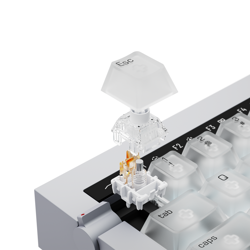 Lofree Hyzen67 Aluminum Mechanical Magnetic Keyboard (Silver)(Nexus Switch)