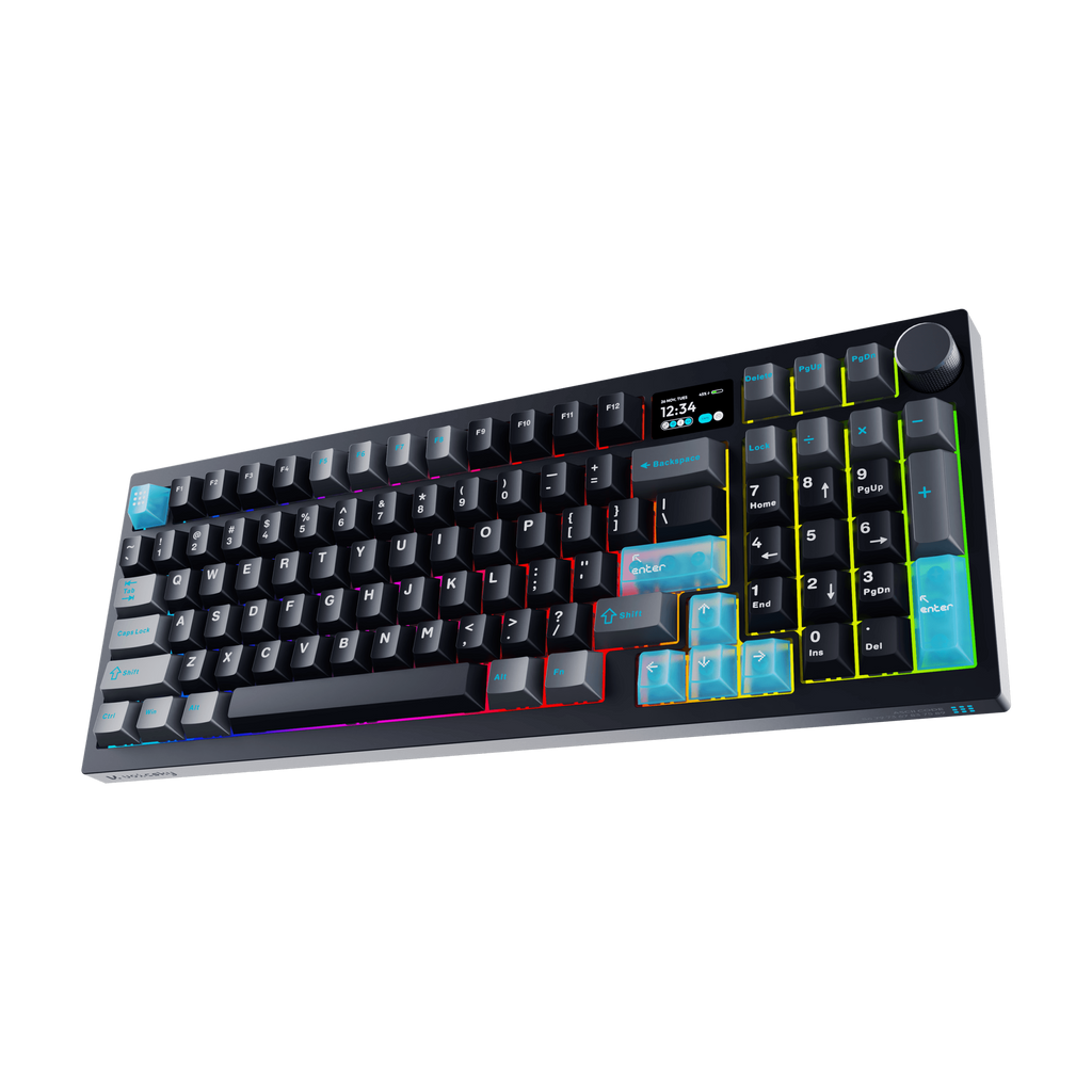 VOICSKY ECHO 96 Wireless Keyboard w/ Dynamic Screen (Dark) (Tone Linear Switch)