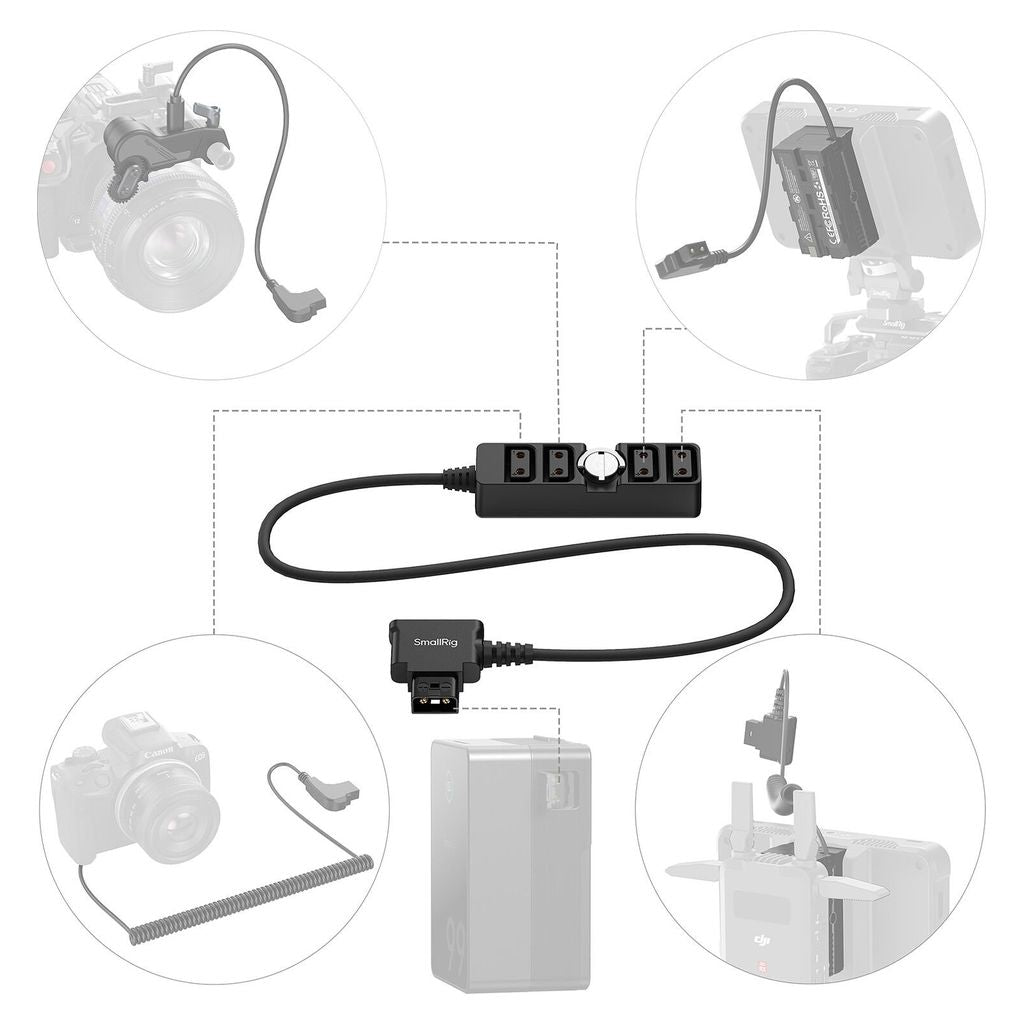 SmallRig DT1-4B Power Cable 4831B