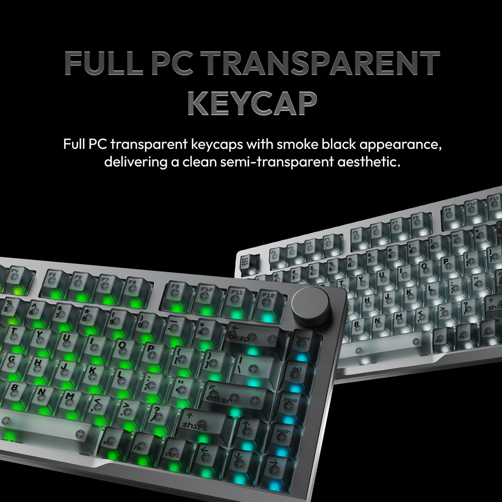 VOICSKY APEX 75 Wireless Anodized Aluminium Keyboard (Dark) (Tone Linear Switch)