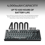 VOICSKY APEX 75 Wireless Anodized Aluminium Keyboard (Dark) (Tone Linear Switch)