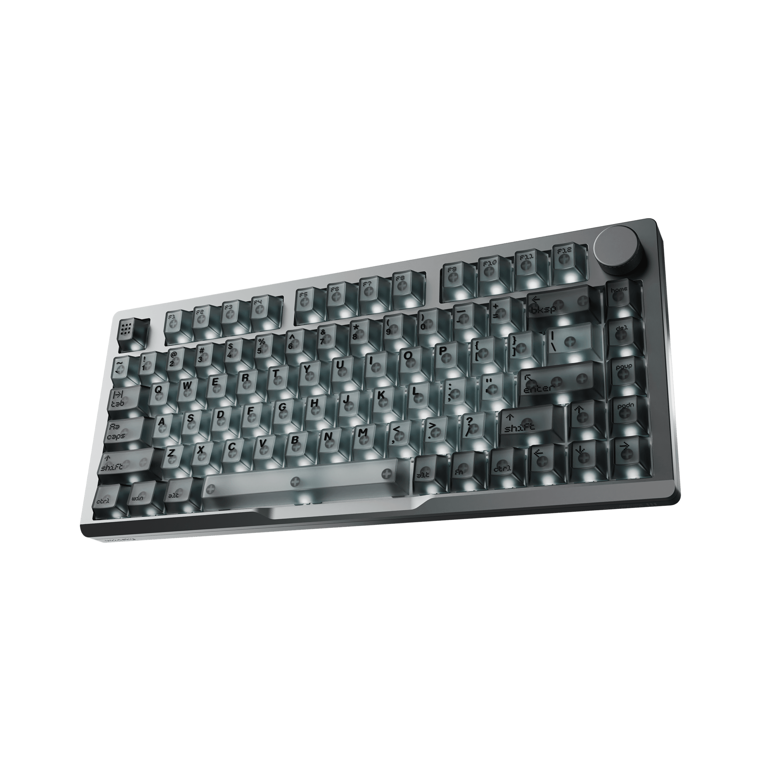 VOICSKY APEX 75 Wireless Anodized Aluminium Keyboard (Dark) (Tone Linear Switch)