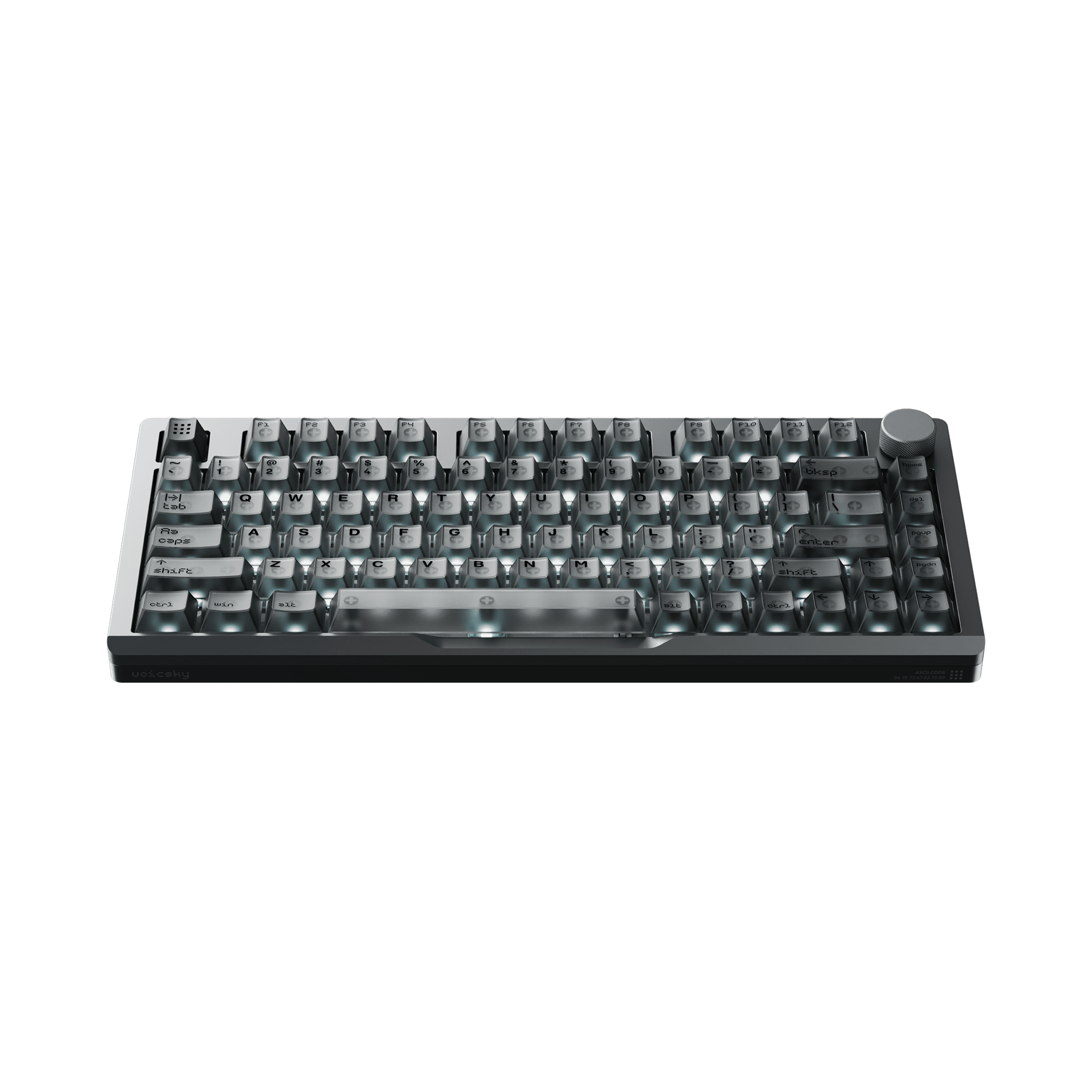 VOICSKY APEX 75 Wireless Anodized Aluminium Keyboard (Dark) (Tone Linear Switch)
