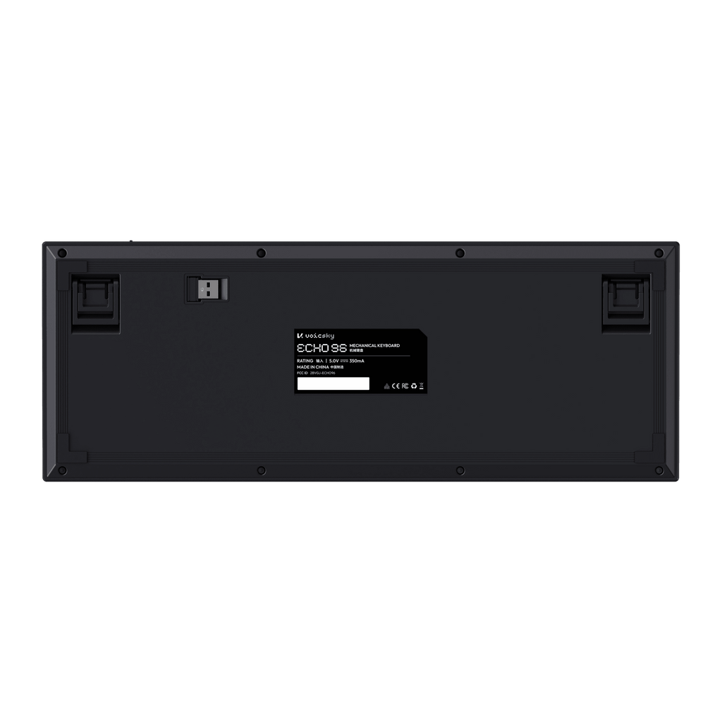 VOICSKY ECHO 96 Wireless Keyboard w/ Dynamic Screen (Dark) (Tone Linear Switch)