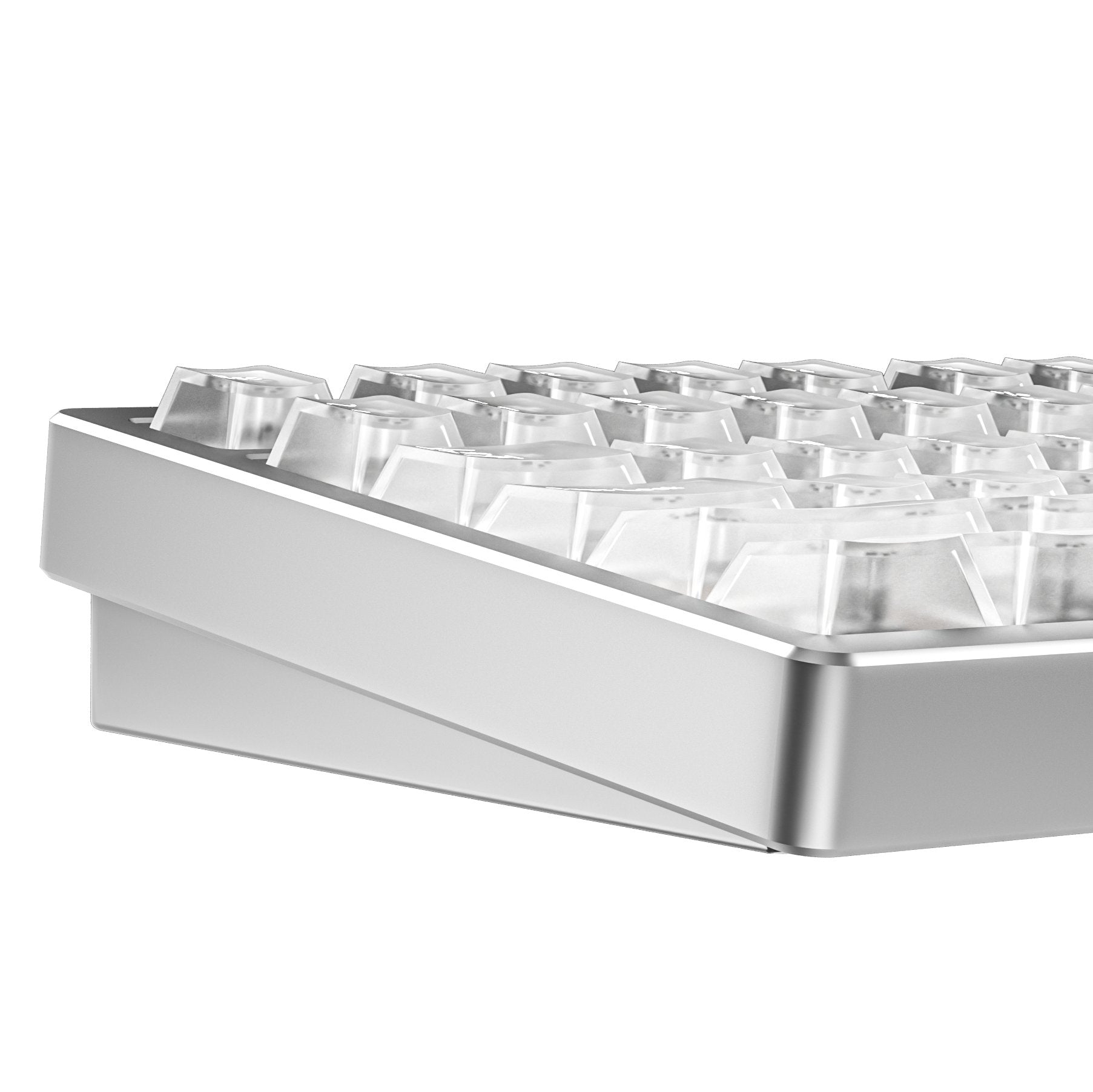 WOBKEY Rainy 75 Aluminum Wireless Keyboard (Secret Silver) (Mango Switch)