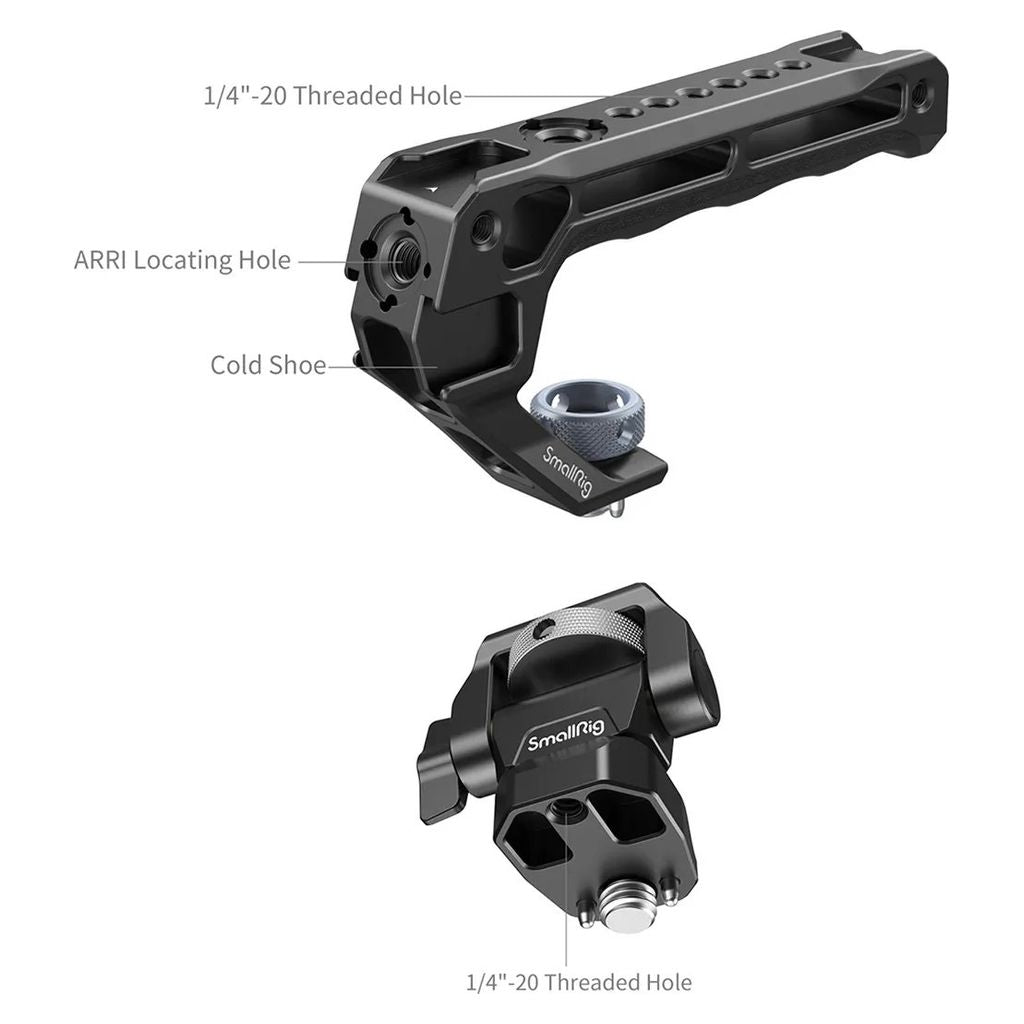 SmallRig Top Handle with Monitor Support Kit (Compatible with ARRI 3/8''-16