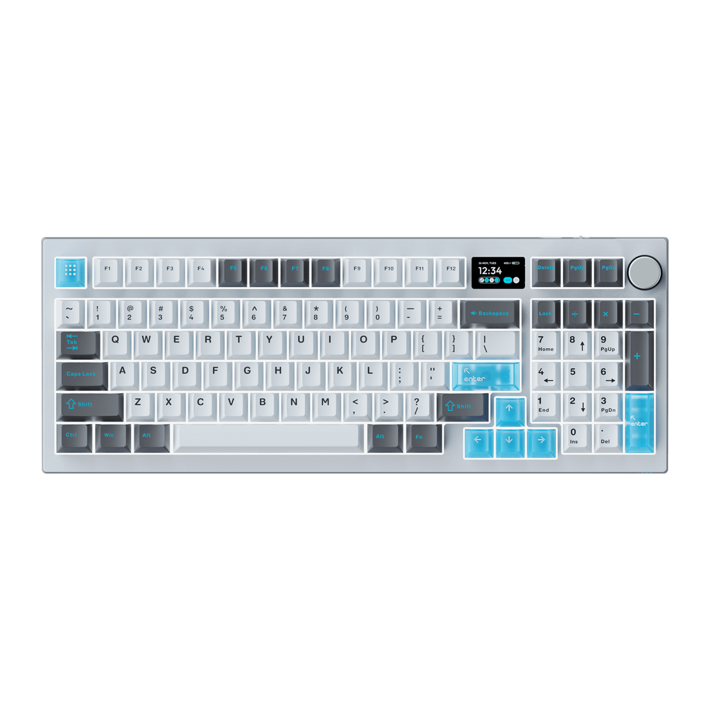VOICSKY ECHO 96 Wireless Keyboard w/ Dynamic Screen (Light) (Tone Linear Switch)