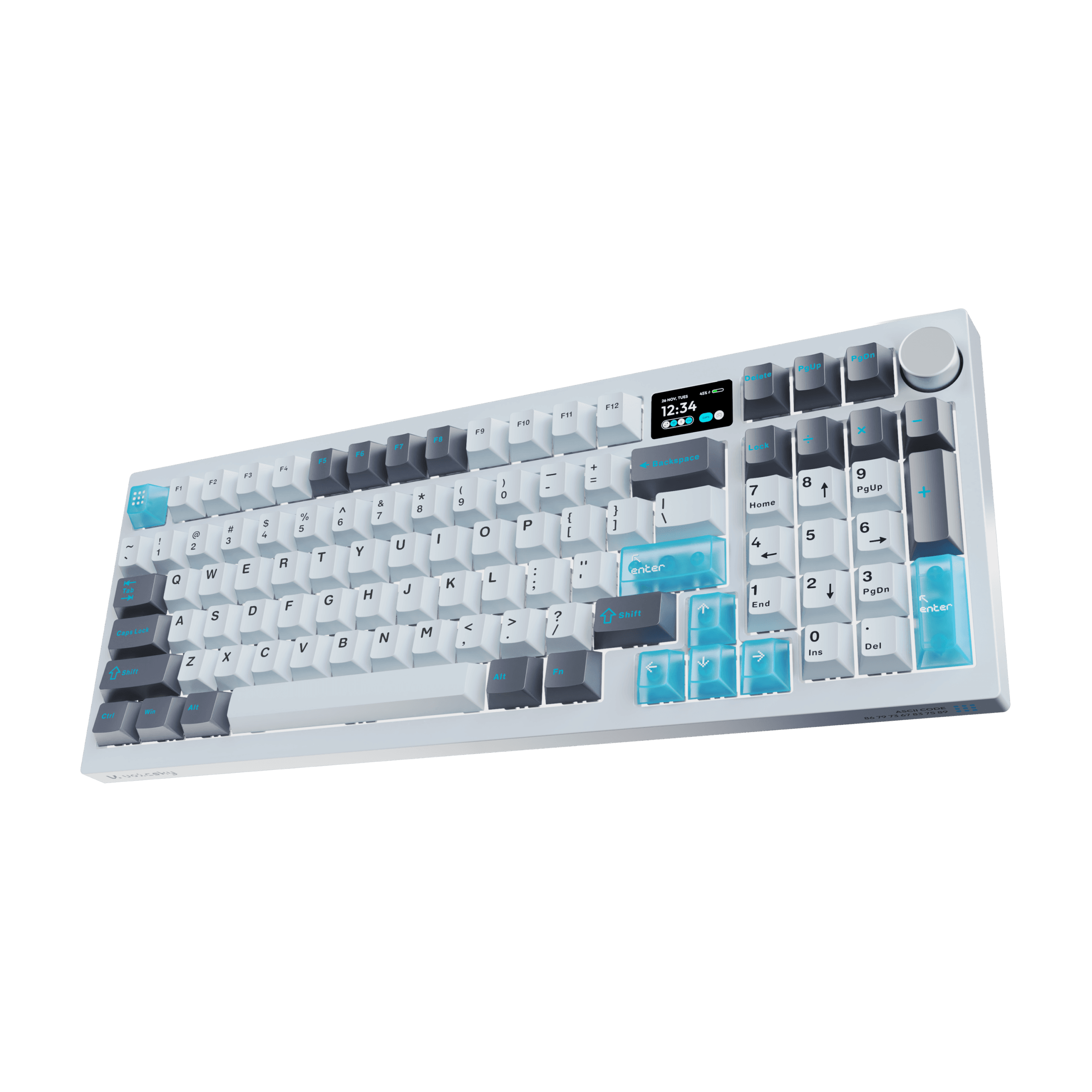 VOICSKY ECHO 96 Wireless Keyboard w/ Dynamic Screen (Light) (Tone Linear Switch)