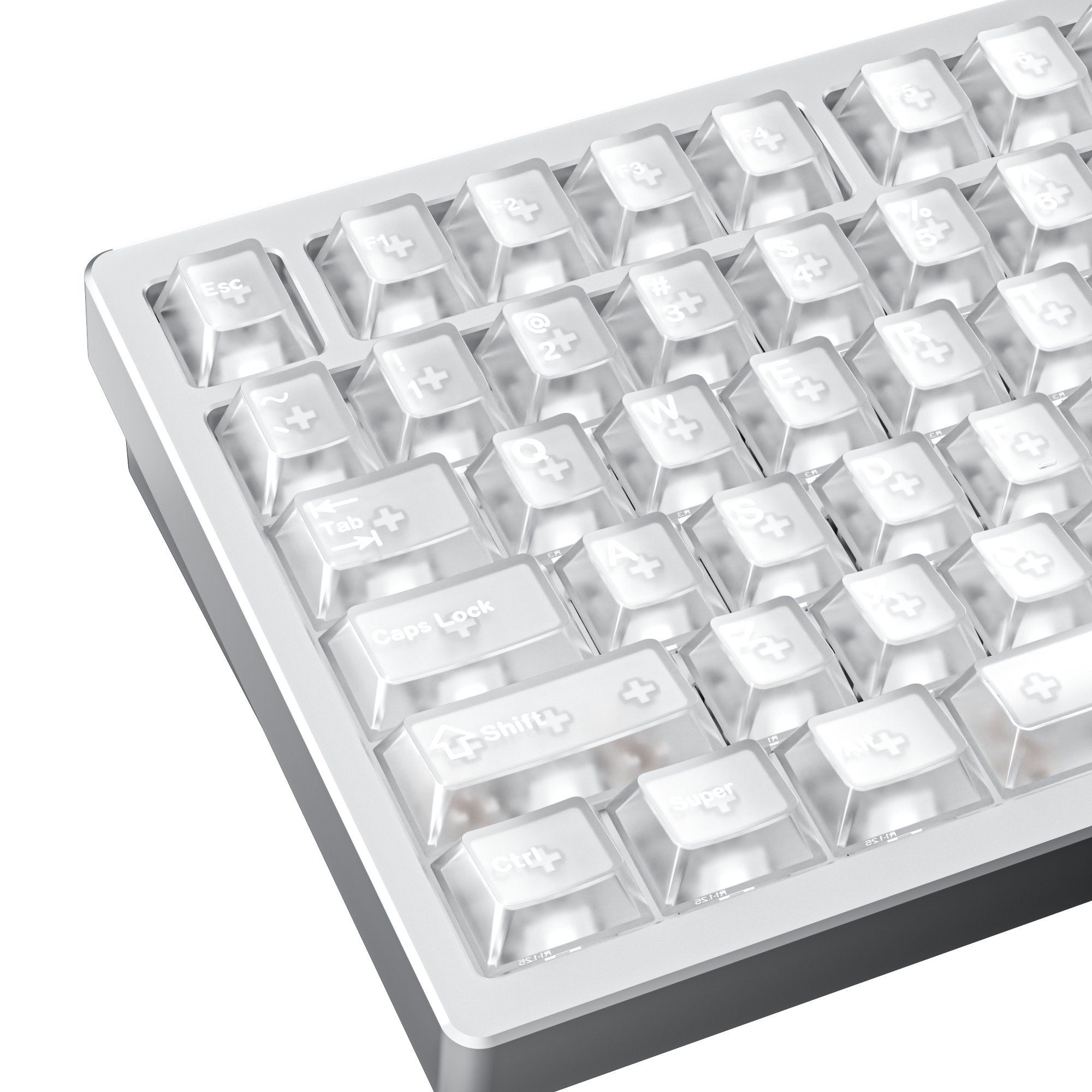 WOBKEY Rainy 75 Aluminum Wireless Keyboard (Secret Silver) (Mango Switch)