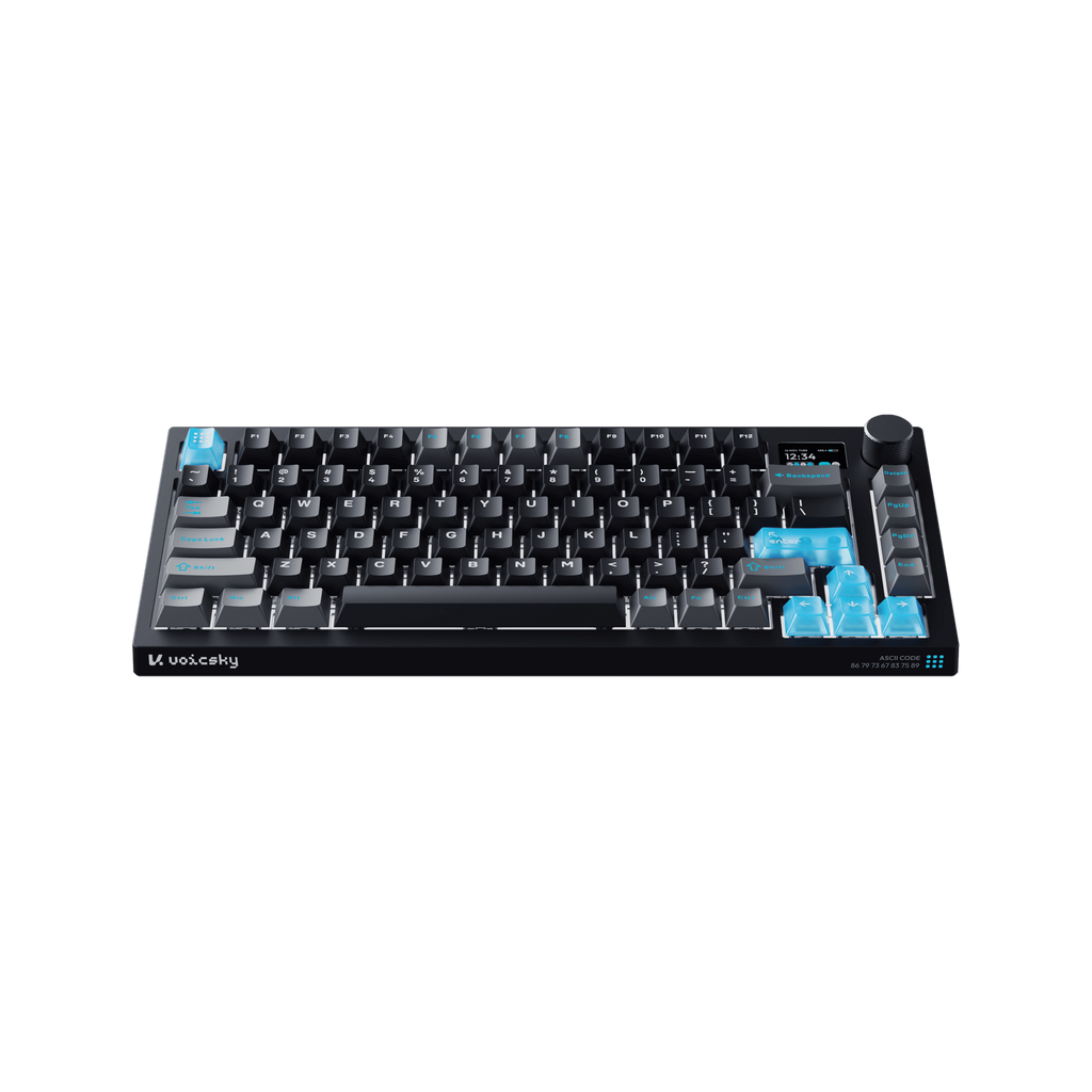 VOICSKY ECHO 75 Wireless Keyboard w/ Dynamic Screen (Dark) (Tone Linear Switch)
