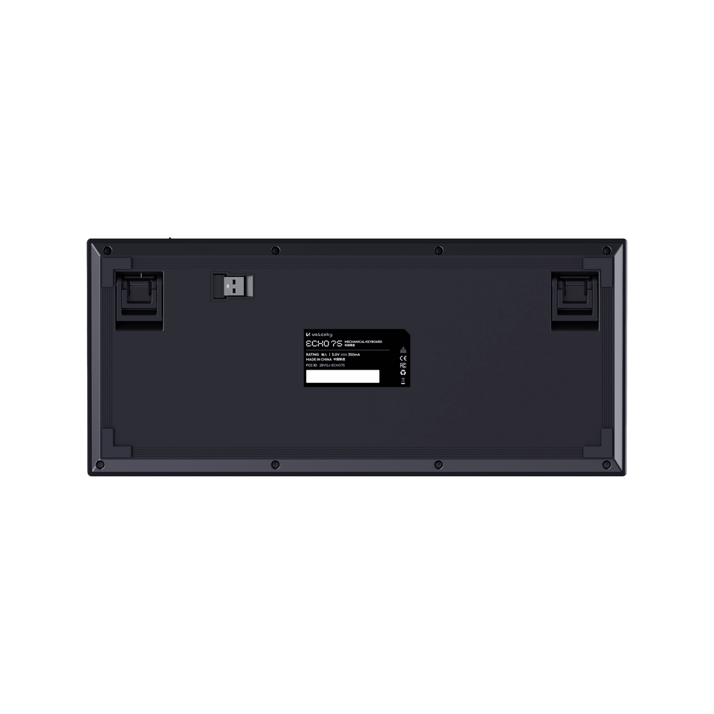 VOICSKY ECHO 75 Wireless Keyboard w/ Dynamic Screen (Dark) (Tone Linear Switch)