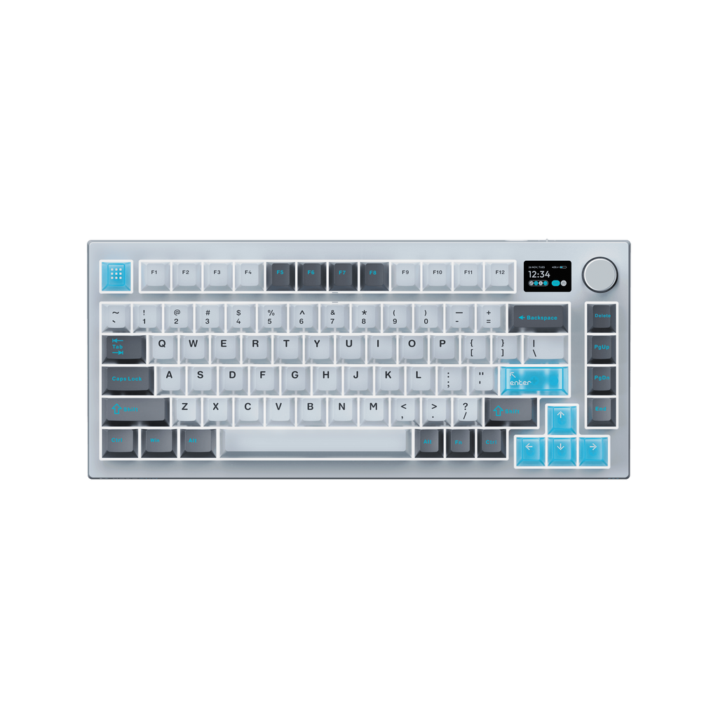 VOICSKY ECHO 75 Wireless Keyboard w/ Dynamic Screen (Light) (Tone Linear Switch)