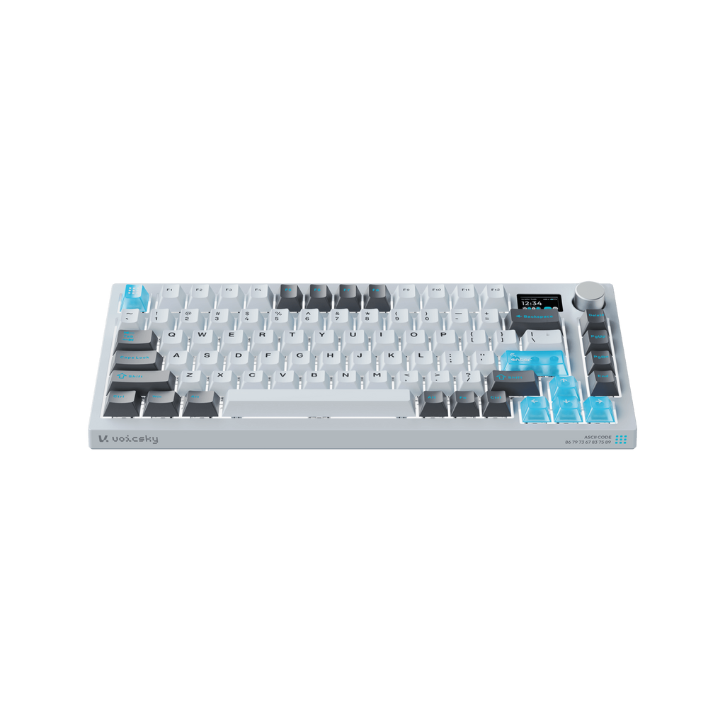 VOICSKY ECHO 75 Wireless Keyboard w/ Dynamic Screen (Light) (Tone Linear Switch)