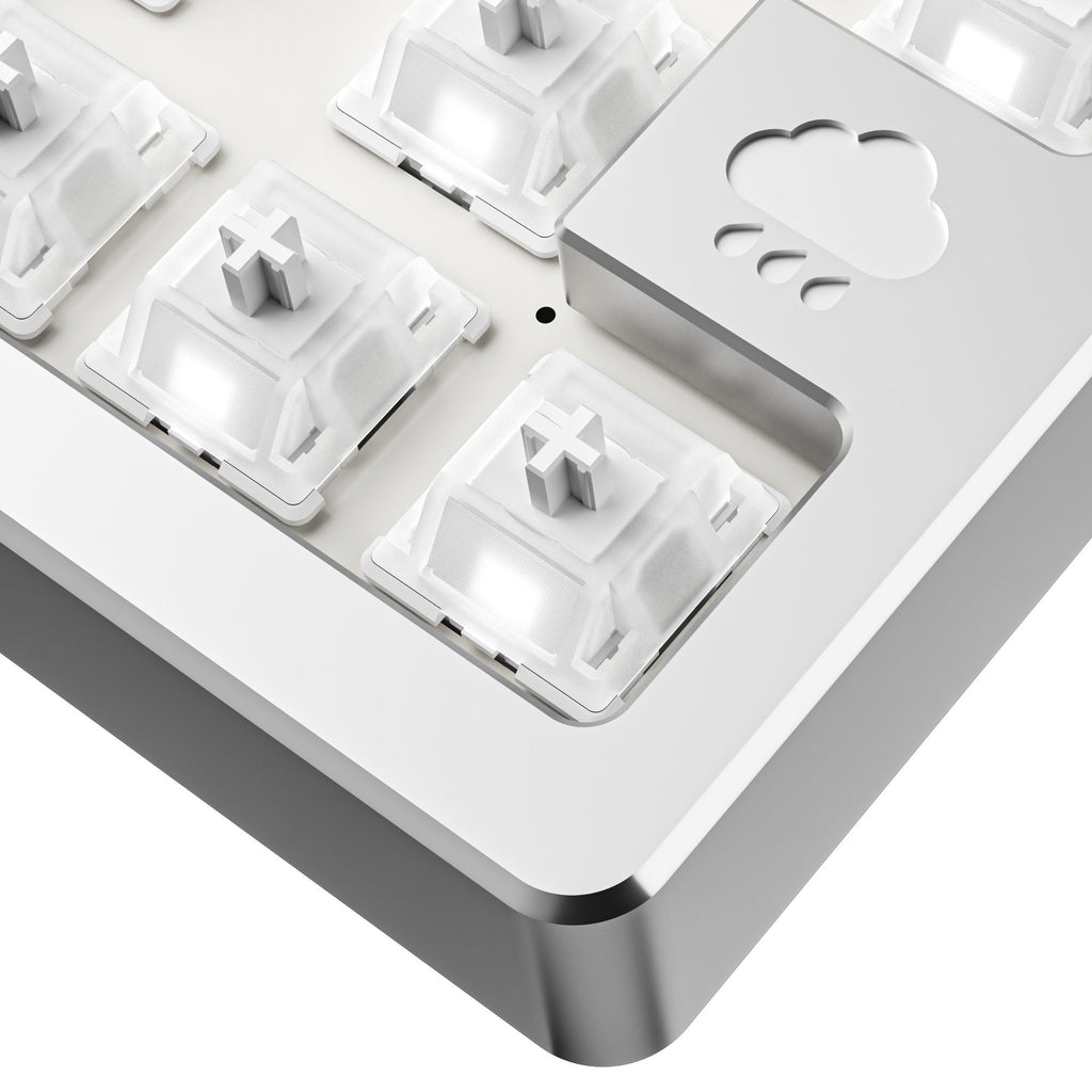 WOBKEY Rainy 75 Aluminum Wireless Keyboard (Secret Silver) (Mango Switch)