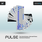 VOICSKY PULSE 96 Wireless Keyboard (Azure) (Cloudy Tactile Switch)