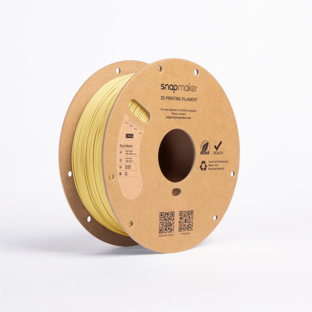 Snapmaker Matte 1kg PLA Filament with RFID - Butter Cream