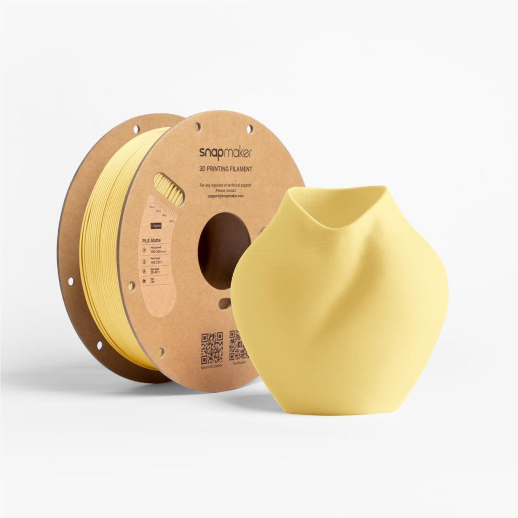 Snapmaker Matte 1kg PLA Filament with RFID - Butter Cream