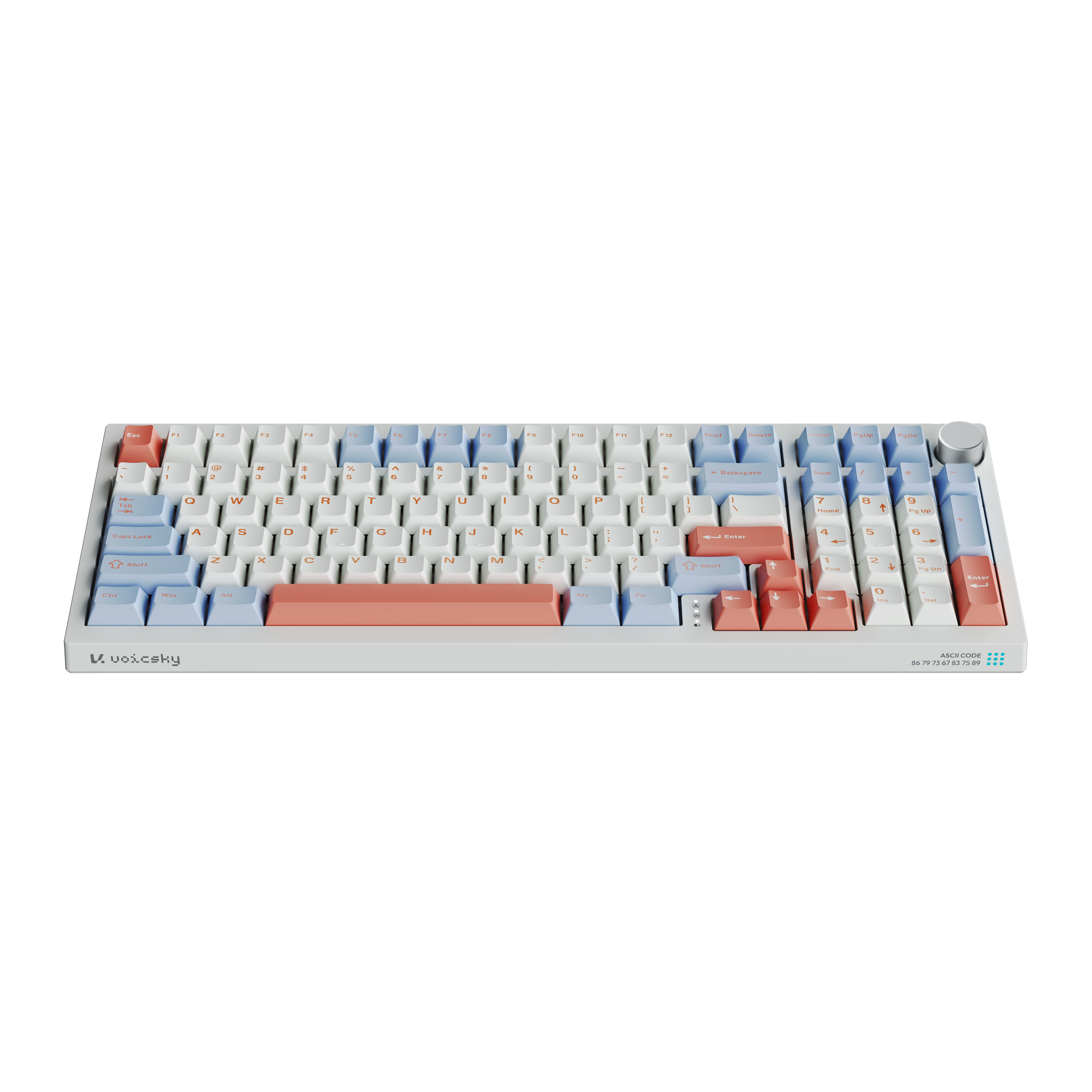 VOICSKY PULSE 96 Wireless Keyboard (Sunset) (Cloudy Tactile Switch)