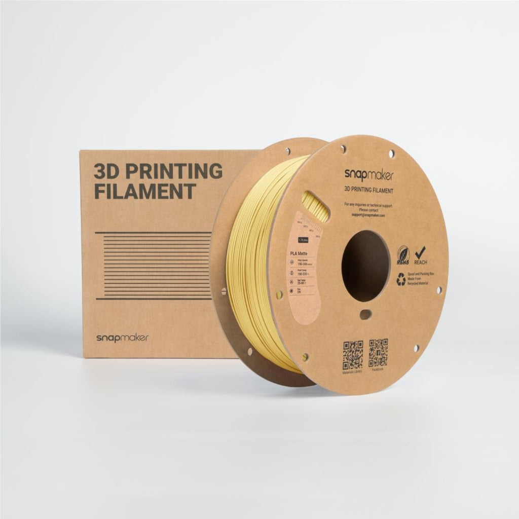 Snapmaker Matte 1kg PLA Filament with RFID - Butter Cream